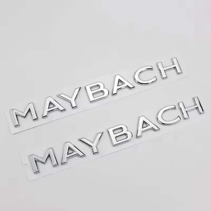 MAYBACH letter logo car stickers for Mercedes-Benz MAYBACH S400L rear trunk labeling accessories refit decals1