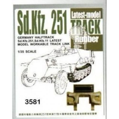 

AFV Club 1/35 Sd.Kfz.251 Caterpillar with Rubber, Latest Model
