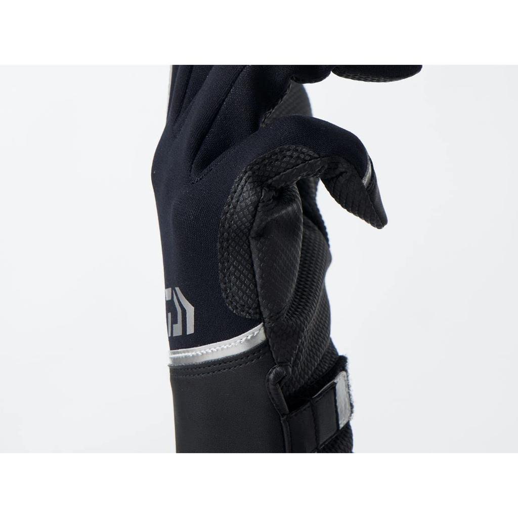DAIWA Salt Game Cold Protection Gloves Black XL DG-7122W