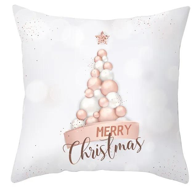 Christmas Themed Pillowcases Car Accessories Office Santa Claus Living Room Sofa Home Pillowcases