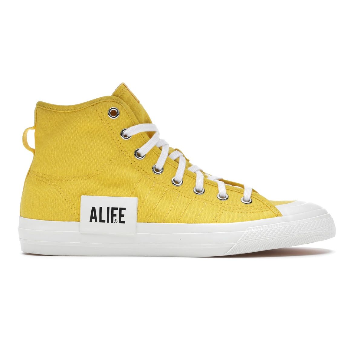 

Кроссовки унисекс adidas ALIFE x Nizza High Yellow Wonder-Glow Off-White FX2619