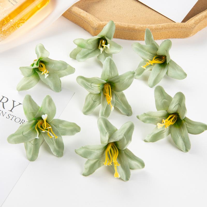 Simulazione Gigli Fiori Finti Oggetto di Scena per Riprese Fiori di Seta Copricapo Accessori per Capelli Materiale Accessori Fatti a Mano Fai da Te Matrimonio Decorazione Casa