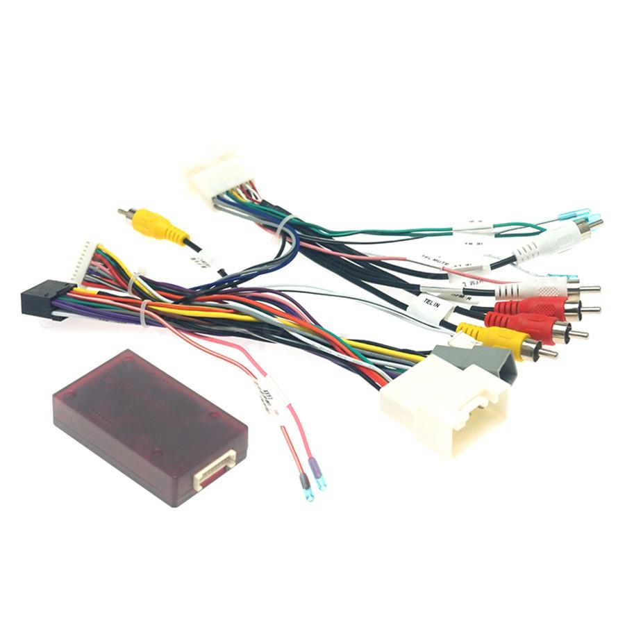 16Pin Car Stereo Audio Wiring Harness W/Canbus Box For Mitsubishi Pajero 2018-20