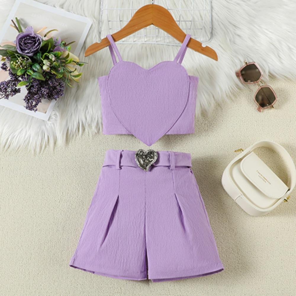 

Детские летние платья для девочек 2-6 лет, новый топ с рукавами-крылышками и бантом + юбка, костюм, индивидуальная одежда 130cm фиолетовый