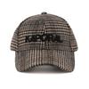 Casquette motif pied de poule avec carreaux Homme KAPORAL
