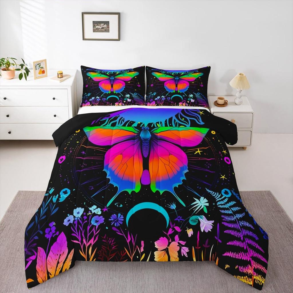 Erosebridal Police Car Comforter Sets Twin Size,Policeman Vehicle Bedding Set for Kids Boys Children,Red Blue Cop Lights Down Comforter Geom