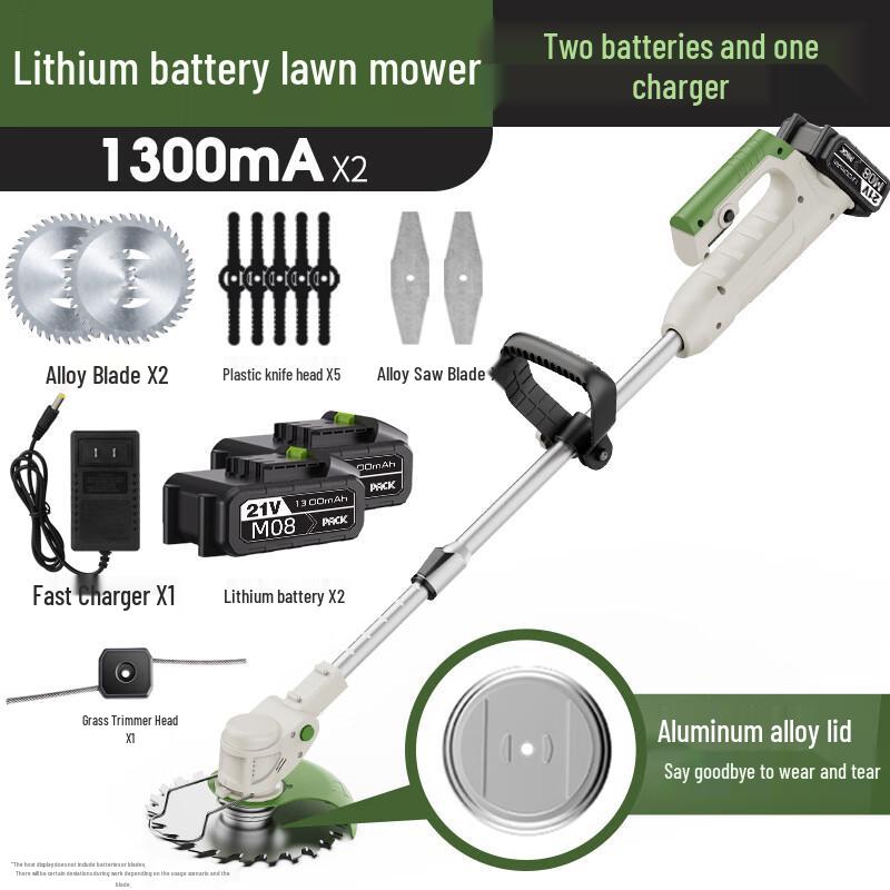 Laipusen Akku-Hand-Gartenschneider & Rasenmäher CN-Stecker (Adapter enthalten)