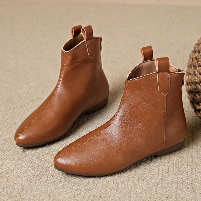 

Новые женские ботинки челси с острым носком, осенняя мода, ботильоны на толстом каблуке с застежкой-молнией сзади для женщин, сексуальная женская обувь на каблуке 39