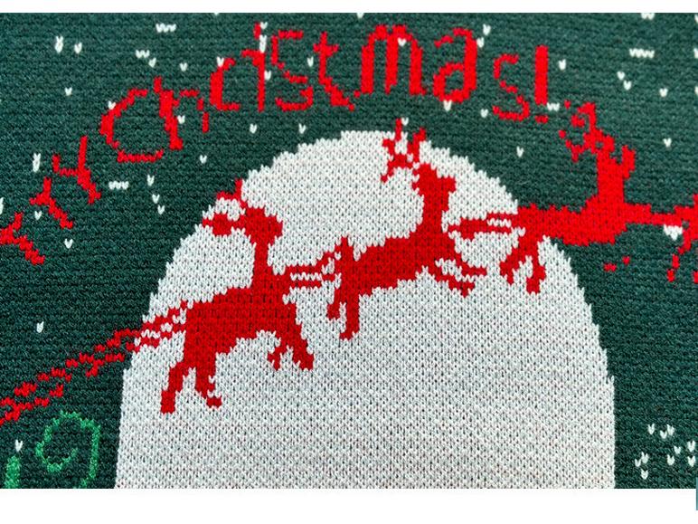 2025 Winter Kinder Roter Rollkragenpullover - Trendiger Weihnachtsstil für Jungen und Mädchen
