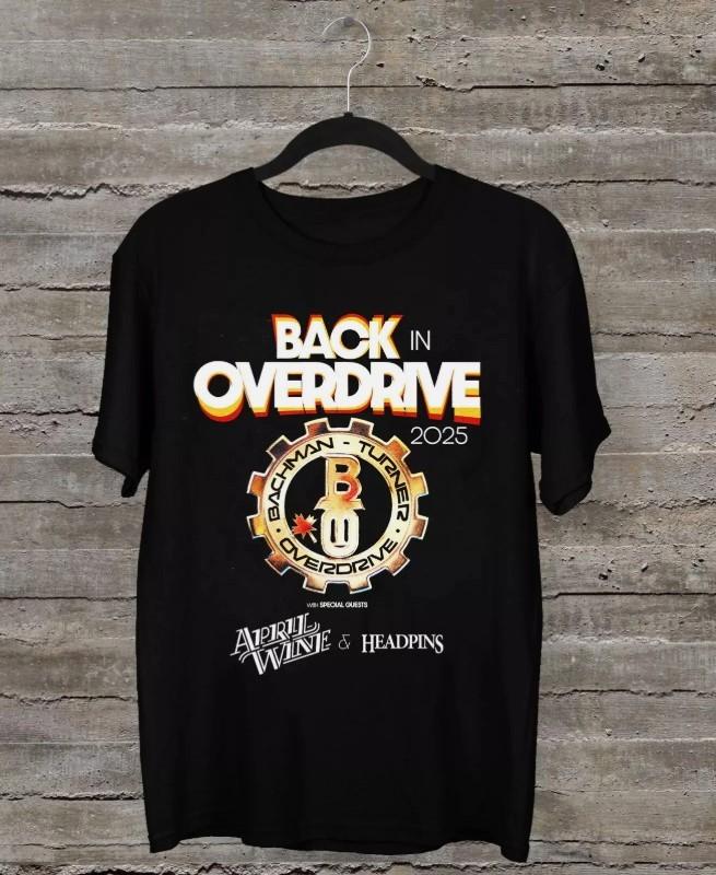 NEW Bachman Turner Overdrive Tour 2025 Collection Black All Size T-Shirt Unisex T-Shirt XXXL