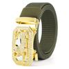 Zodiac Tiger Nytt Nylon Automatisk Spenne Herrebelte 3,5 cm Personalisert Innlagt Legeringsspenne Belte