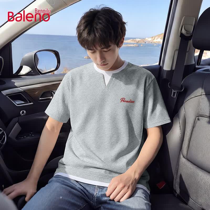 Baleno Men s Faux Two-Piece Short Sleeve T-Shirt XL
