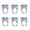 Pack Of 6pcs 2026 Soccer Event Flag Headbands For Fan With Elastic Design Creative Multiple Country Theme Headdress