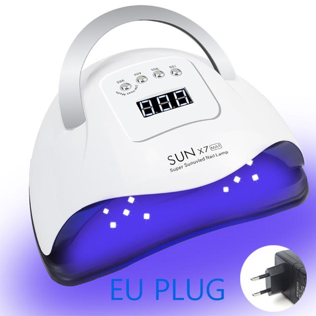 

Лампа для сушки ногтей 90 Вт, 10 s для быстрого высыхания гель-лака, 45 светодиодов, лампа для сушки ногтей, лампа-сушилка с умным сенсором, инструмент для маникюра Nair Art жёлтый