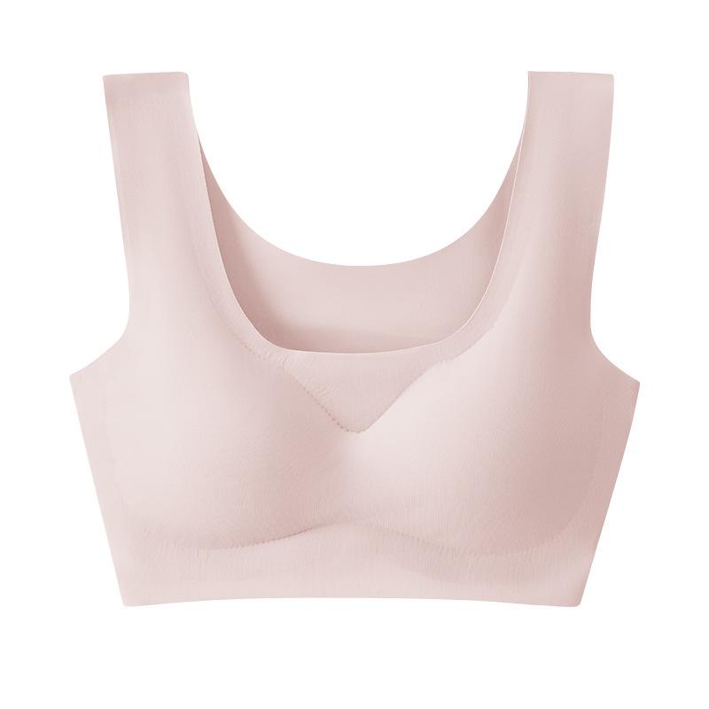 Nahtloser kabelloser Push-Up-BH für Damen: Dünn, Kleine Bruststütze, Sport- und Schlaf-Westenstil, Sommerkleidung