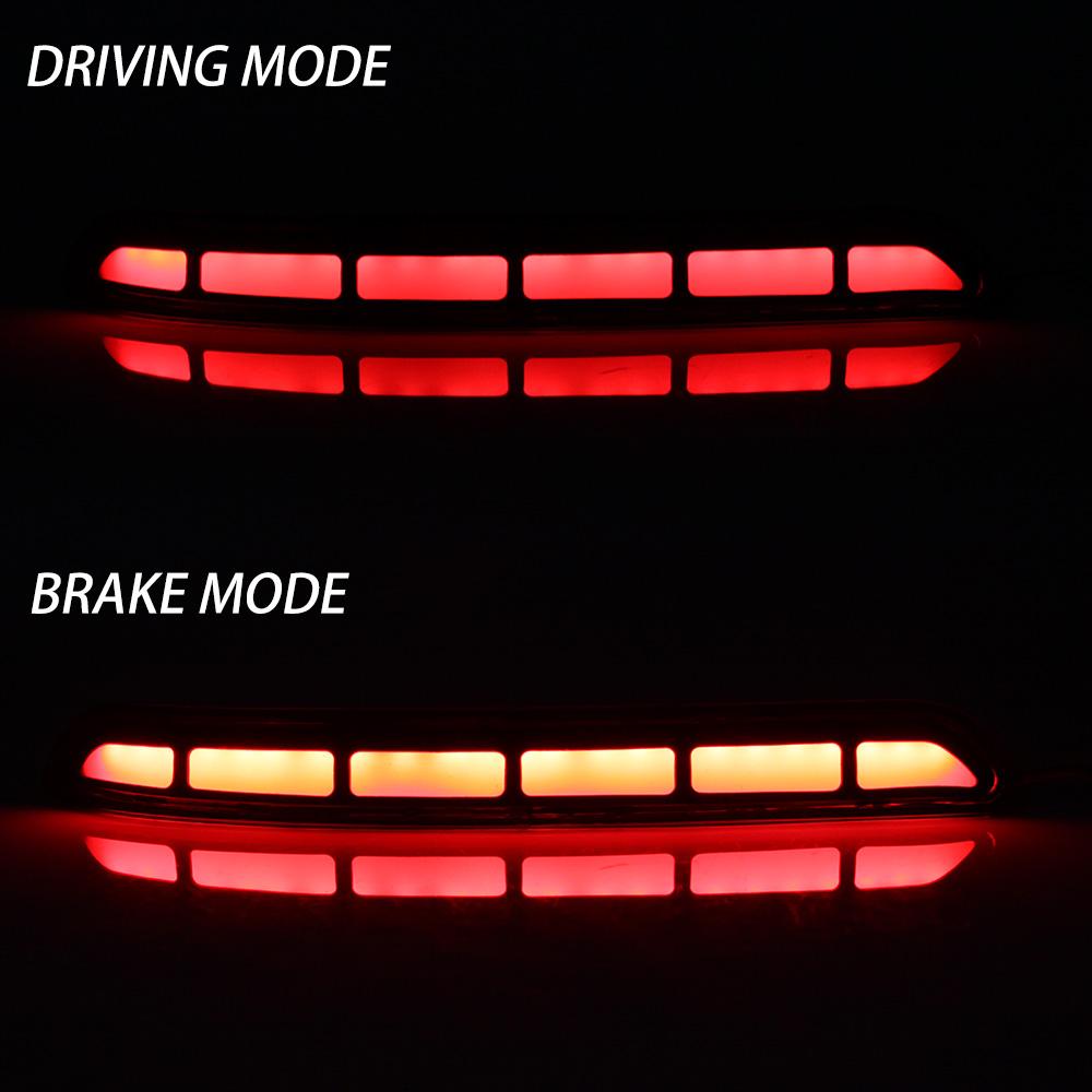 For TOYOTA INNOVA CRYSTA 2016-2022 Rear Bumper Light Left Right Tail Brake Stop Lamp DRL Reflector Lights Assembly