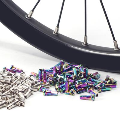 36Pcs Mountain Bike Spoke Cap Wheel Spoke Nipples Decoration Road Bike Spoke Nipples End Tips Bicycles Accessories