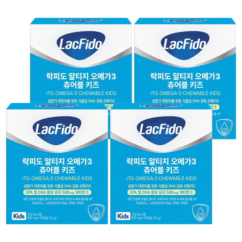 Lactofido RTG Omega 3 Chewable Kids 90 Tablets 4 pcs