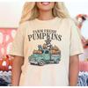 Raccoon Farm Fresh Pumpkins T Shirt Fall Feral Cute Pumpkin Truck Patch