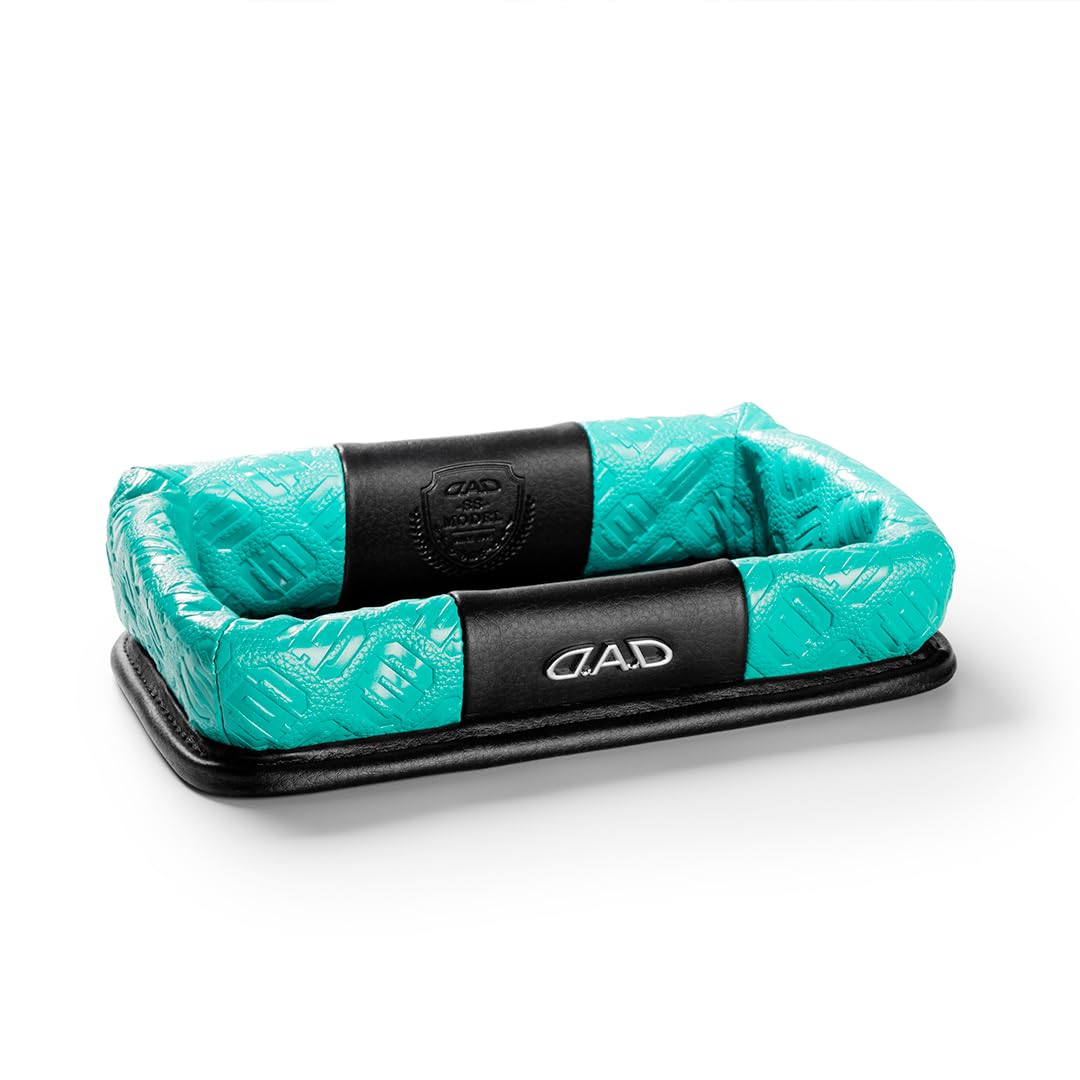 D.A.D Lounge Tray SS Model Monogram Leather Ocean Blue [HA748-01-01] Car DAD GARSON
