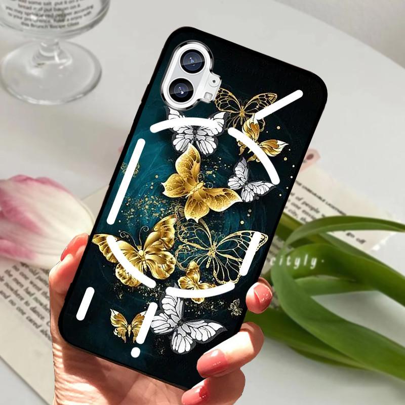 Hülle Für Nothing Phone 1 Hülle Stoßfest Schwarzer Bumper Rückseite Handyhülle Für Nothing Phone 2 Eins zwei Hülle Funda Nothingphone2