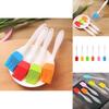 Stylish Heat Resistant Silicone Oil Brush And Spatula Perfect For Bbq And Baking