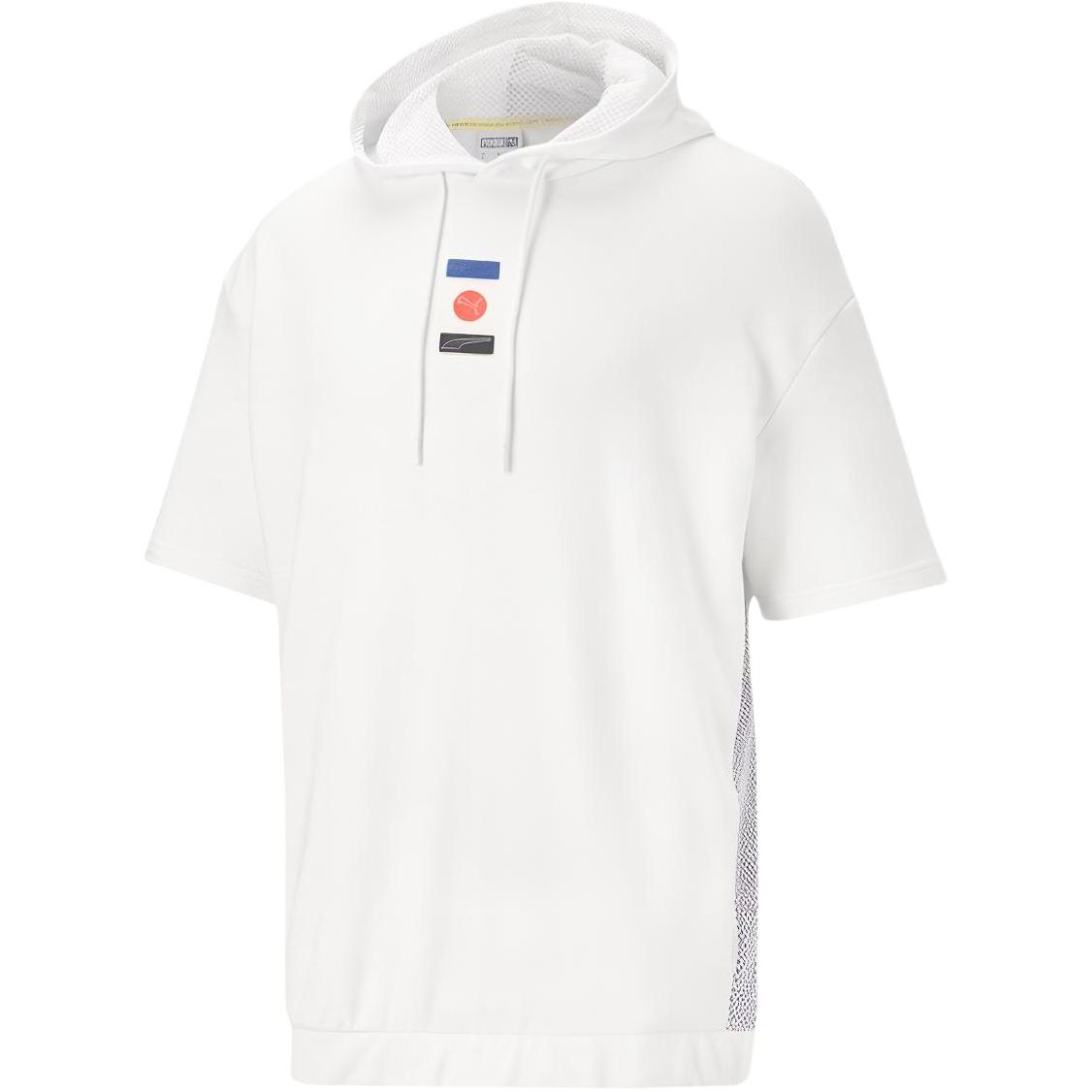 

Puma Вязаная толстовка с короткими рукавами и боковыми вставками Мужские топы Белый 531086-02 S