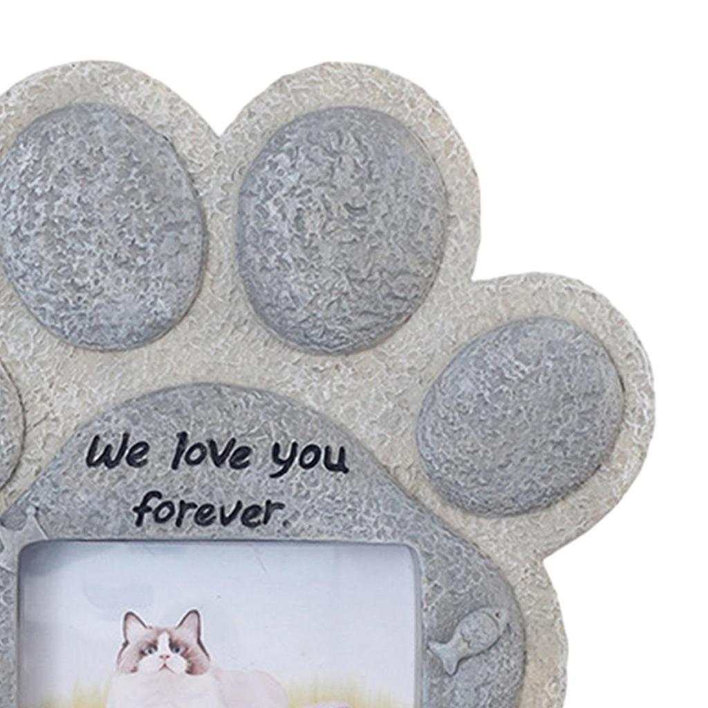 Dog Memorial Stones Loss of Pet Gift Resin for Dog or Cat Small Grave Stone Cat Headstone for Lawn Yard Outdoor Patio Ornament