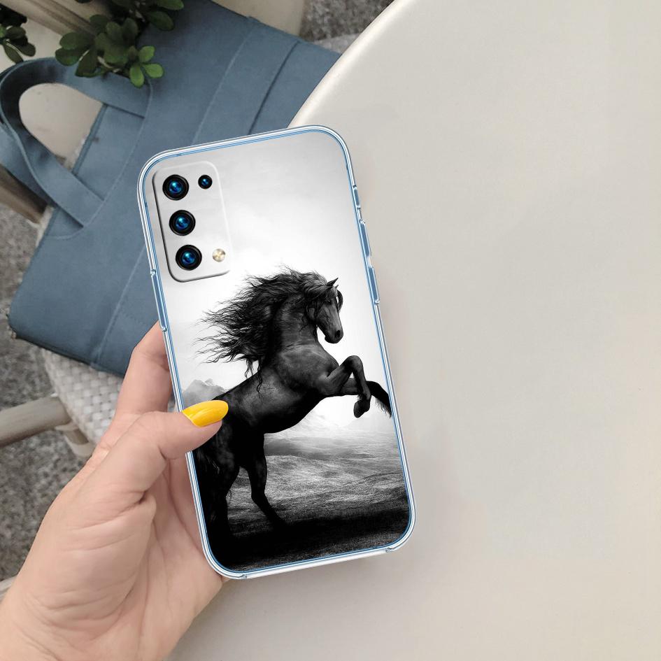 FM22 Fine Horse Soft Shell Transparent Phone Case for Motorola Moto Edge 20 30 40 50 S30 Fusion Ultra Pro Neo Lite + G200 G23
