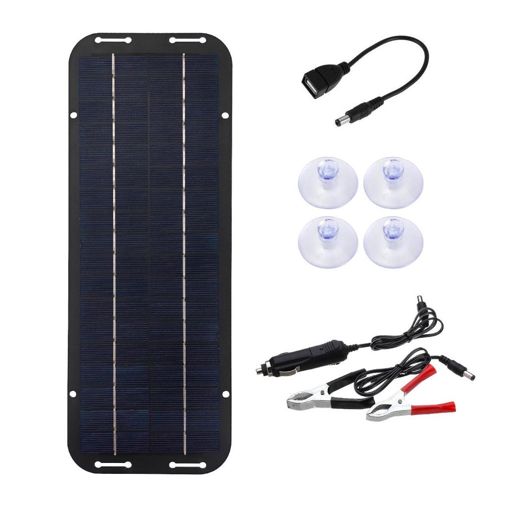 Exclusive 6W 5V Polycrystalline Solar Panel with USB-C Outdoor Charger