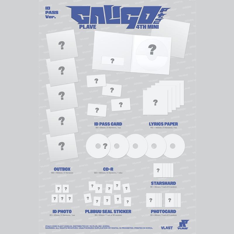 [PRE ORDER] PLAVE – 4th Mini Album Caligo Pt.2 (ID PASS Ver.)