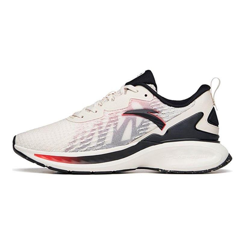 Anta Comfort Shock Absorption Non-Slip Wear-Resistant Low-Top Running Shoes Men Sneakers Gray Black 112135586-6