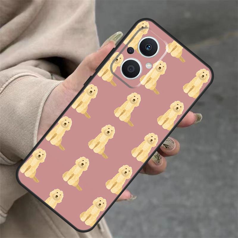 Brown Cockapoo Case For OPPO Reno 8T 13F 14F 12F 11F 10 12 13 14 Pro 7 8 Lite OPPO Find X8 X6 X9 Pro Cover