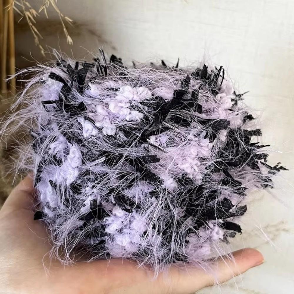 100g Flowers Fancy Yarn Mixed Woven Thread New Blended Yarn  Knitted Scarf Hat Sweater
