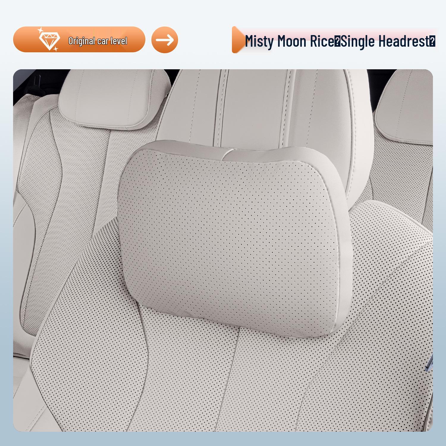 XPeng P7+ Headrest & Lumbar Support - Car Pillow, Waist & Neck Protection.