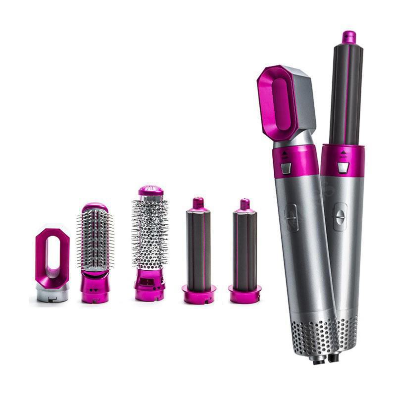 Multi-Function Hot Air Brush: Curling Iron & Hair Dryer Comb for Styling
