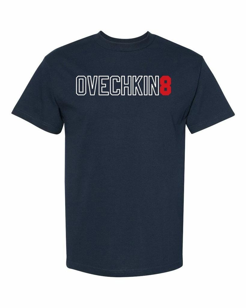 WASHINGTON Name Und Nummer Ovechkin #8 Unisex T-Shirt S-XL KOSTENLOSer Versand!