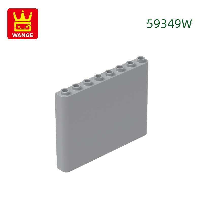 17Pcs/lot 59349 1x6x5 Houses Wall Construction Blocks MOC Accessories Works With Featuring Bricks Children Playthings Present Bo