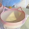 Cat Bed Basket Cotton Rope Woven Pet Bed for Indoor Cats Scratchable Round Pet Sleeping Basket for Cats Puppies Rabbits