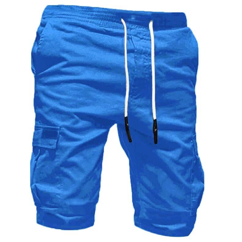 Men's Casual Drawstring Shorts – Loose Fit Sport Sweatpants, Multiple Colors