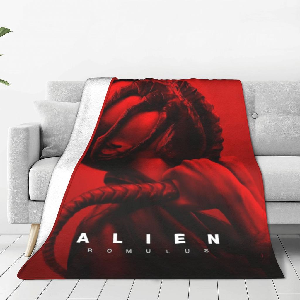 Alien Romulus Filmdecke Mehrere Größen Super Weich und Warm Überwurfdecken für Couch Sofa und Bett