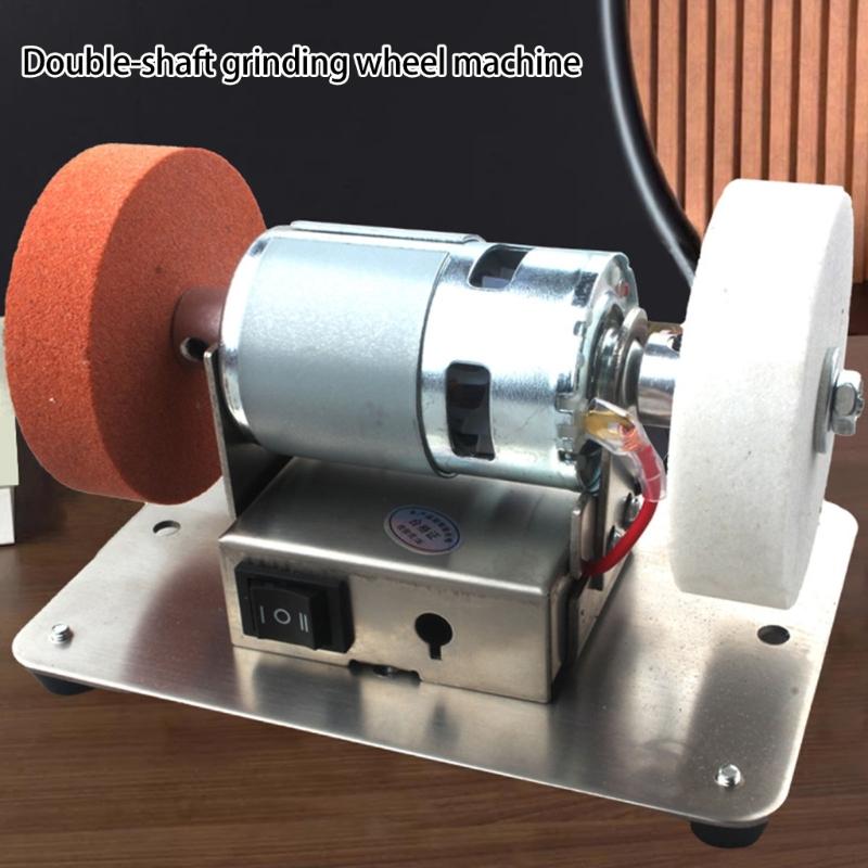 6000rpm Adjustable 100W Electric Benchtop Belt Sander For Metal Woodworking Polishing Tool Sharpening Projects