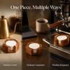 Solid Wood Coffee Paper Filter Holder Coffee Filter Paper Organizer  Kitchen Storage