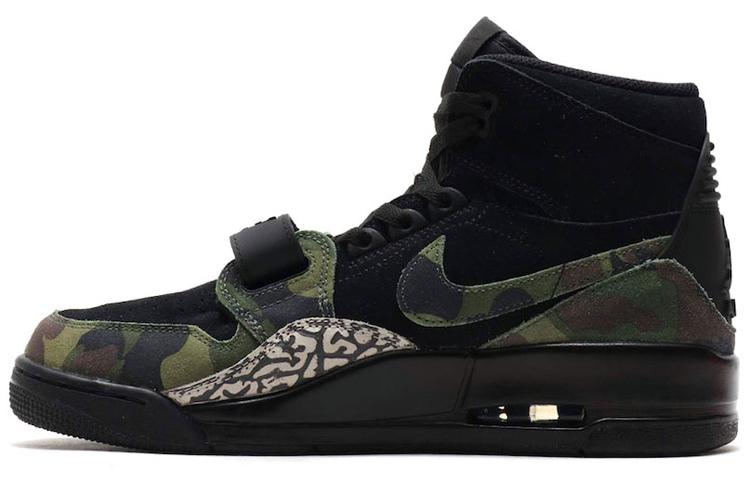 

Air Jordan Legacy 213 Камуфляжний Зелений AV3922-003 45.5