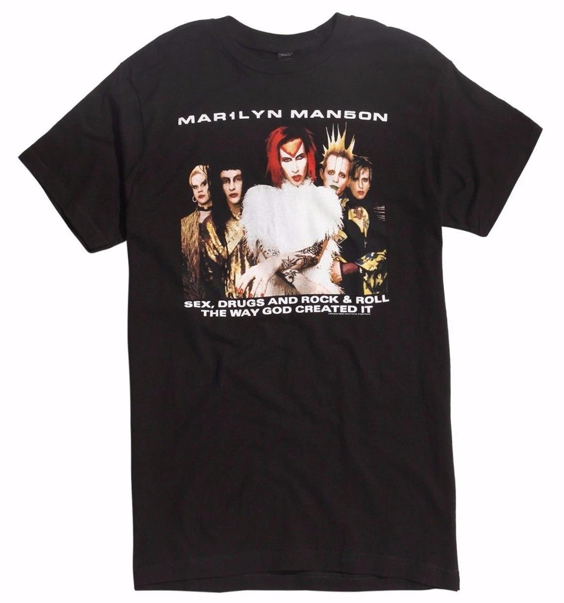 Marilyn Manson ROCK IS DEAD TOUR T-Shirt NEW 100% Authentic Front & Back Design 2XL