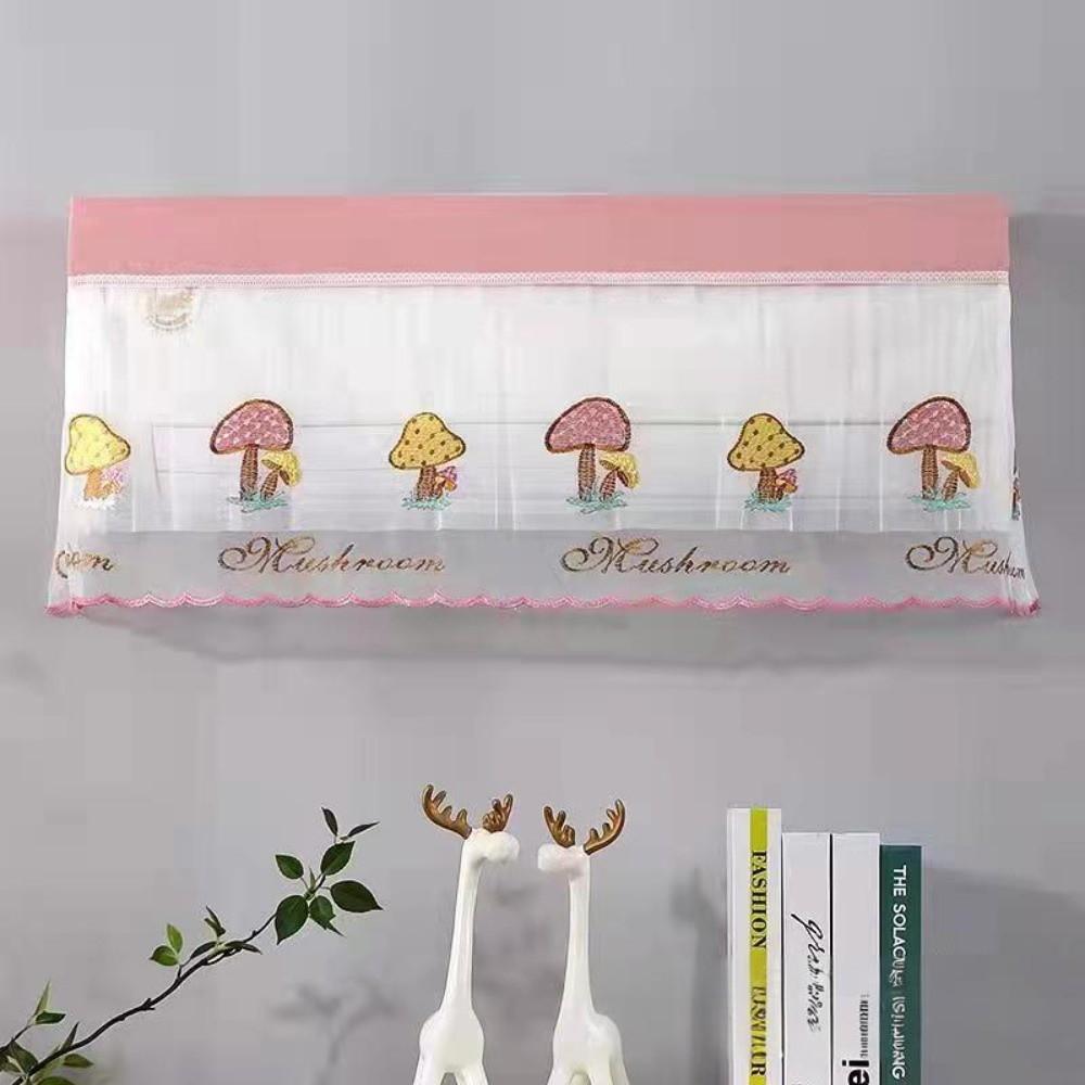 Wall Mounted Air Conditioner Dust Cover Anti-dust Portable Protective Cover Washable Cartoon Bear Print AC Covers Household