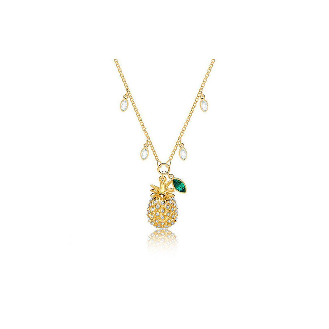 Swarovski Modernas Izsmalcinātas Ananāsu Kristāla Kaklarota