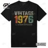48 Year Old Gifts Vintage 1976 Limited Edition 48th Birthday Cotton T Shirt Men Summer The Birthday Gifts Graphic Unisex TShirts