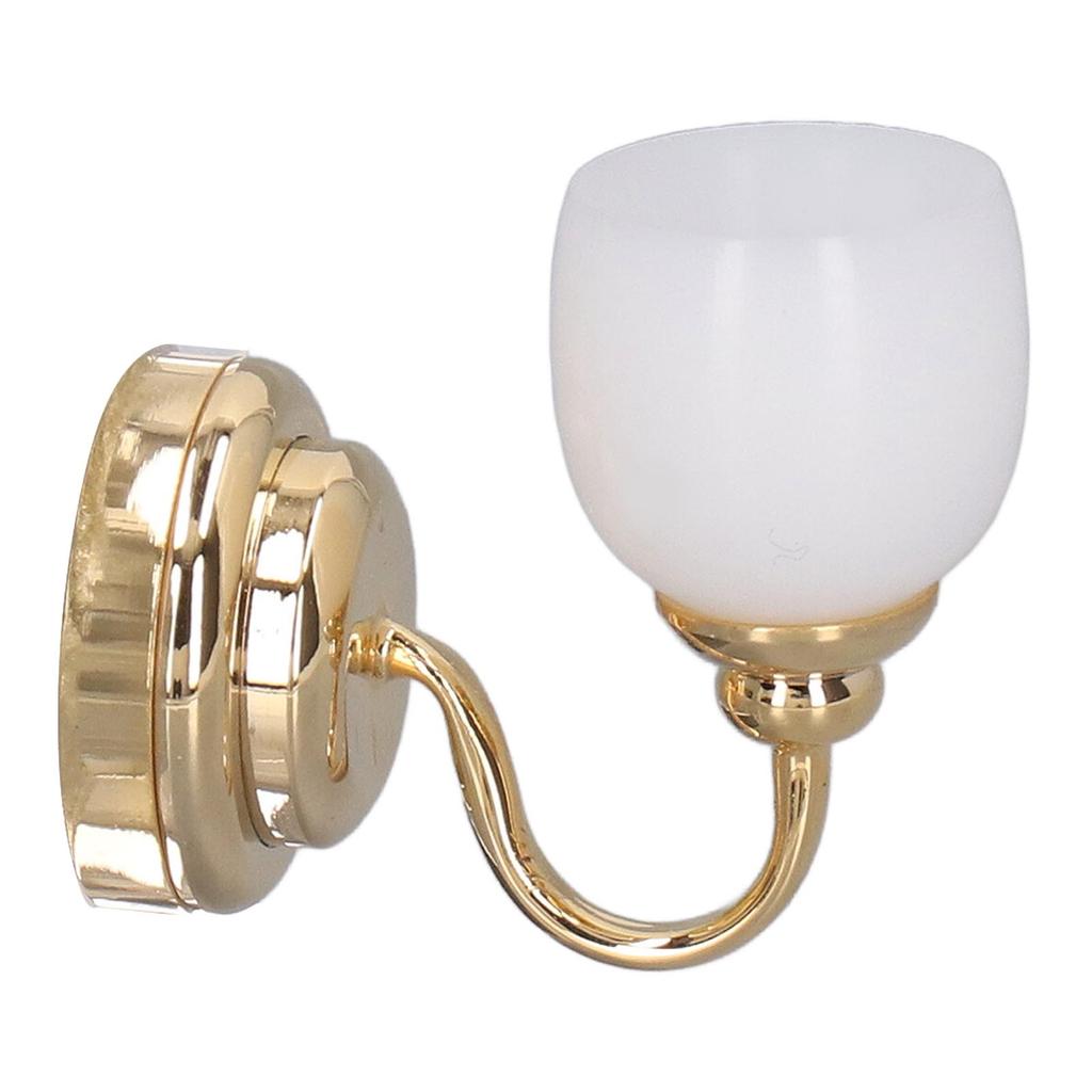 Puppenhaus Wandlampe Miniatur Licht Modell Spielzeug Magnetische Miniatur Wandlampe mit Lampenschirm für 1/12