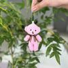 Short Delightful Soft Fur Bear Plush Keyring Perfect For Couples And Gifts Adorable